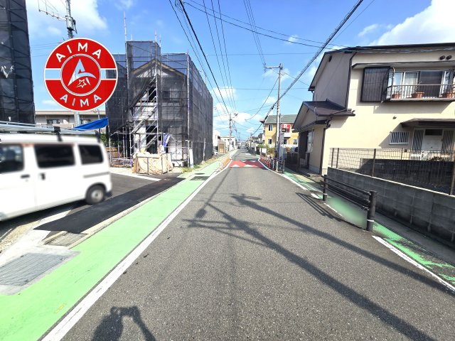 福岡市博多区麦野1丁目第1-4棟（6号棟）の外観|前面道路含む現地の写真です。