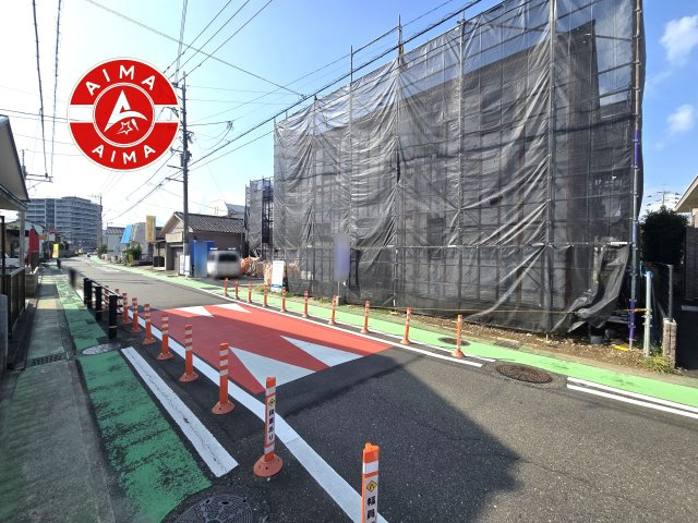 福岡市博多区麦野1丁目第1-4棟（6号棟）の前面道路含む現地写真|見学の時間などお気軽にお問い合わせ下さい。