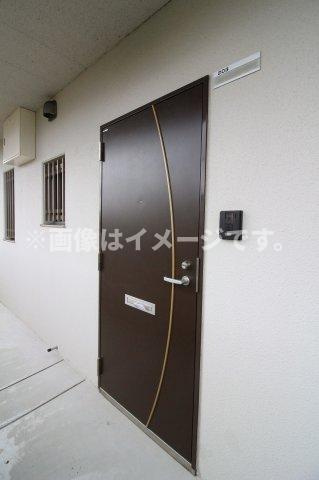 アジュール中町の玄関|毎日通る玄関はこちらです