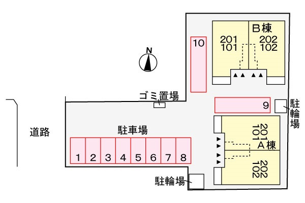 リアン・Ａの駐車場|駐車場