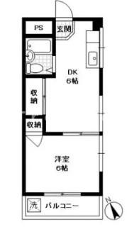 プラーズ南池袋の間取り