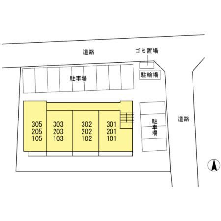 フローリッシュの区画図