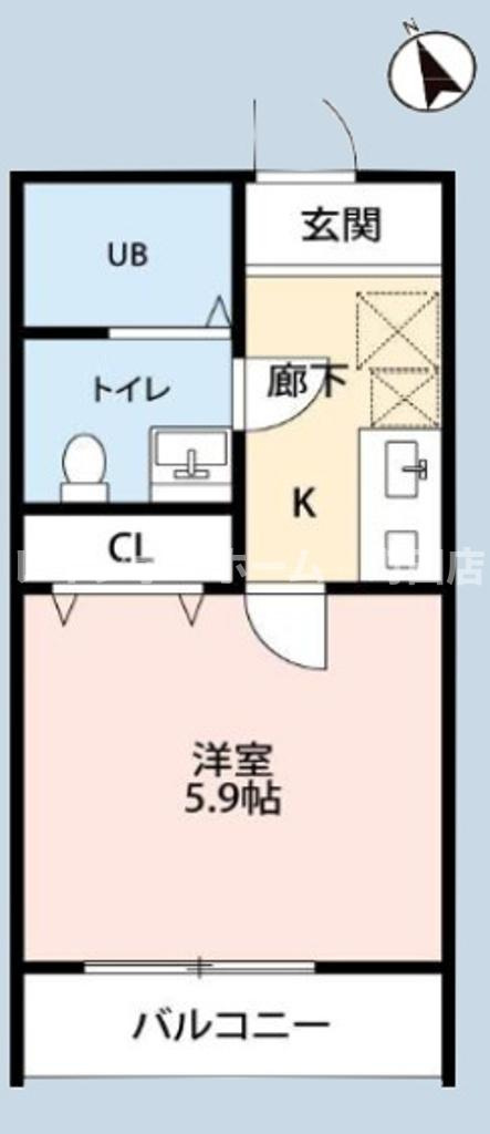 レガーロ菊名※初期費用分割後払いサービス利用可能物件の間取り