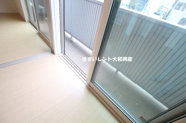 プレヴェール南林間のバルコニー