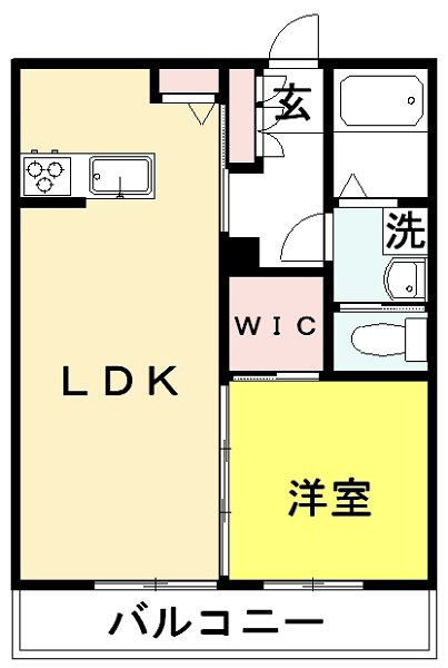 シティホームズⅤの間取り