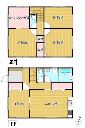 山武市大堤　中古戸建の間取り|図面と現況に相違がある場合、現況を優先致します。