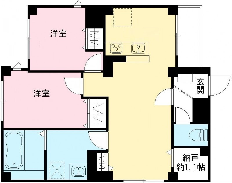 クレア　ネストの間取り|間取りです。