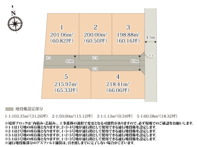 ワイウッドコート小山市西城南第6期【建築条件無し売地】の画像