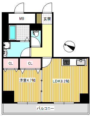 アルビーナの間取り