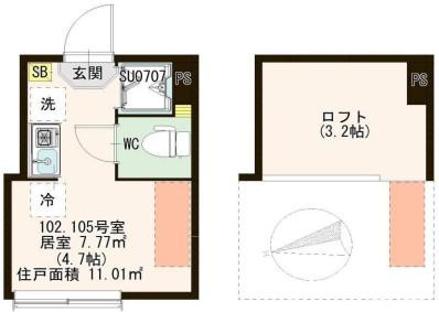 【間取り】 | クレセール新小岩