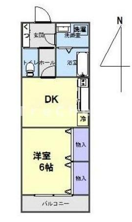 コンフォート栗原の間取り