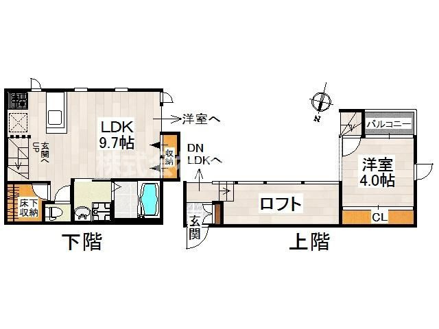 【間取り】 | ＣＢ東大宮パサージュ