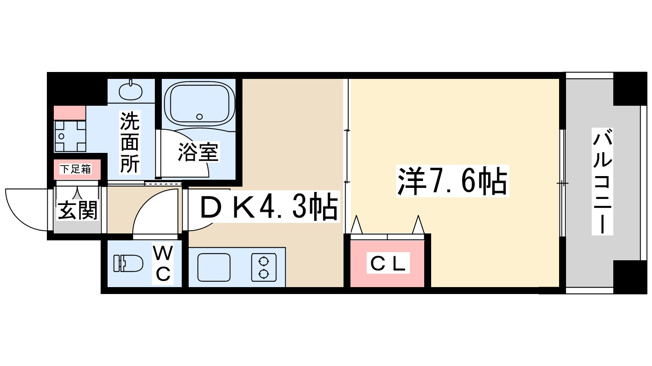 【間取り】 | 堂島プライマリーワン