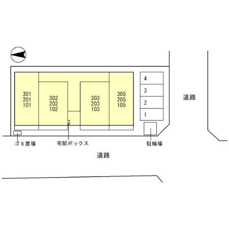 ルミナス古鍛冶町の区画図