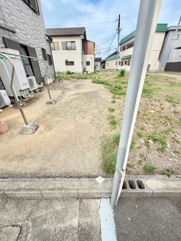 泉佐野市羽倉崎３丁目土地の外観|敷地南西側境界付近を撮影