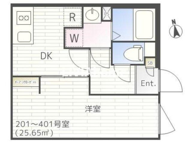 世田谷区等々力３丁目の賃貸マンションの間取り