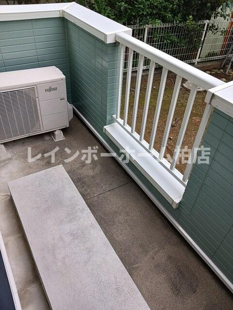 【仲介手数料：50％OFF】対象物件！のバルコニー|落ち着いた時間を過ごせるバルコニーです