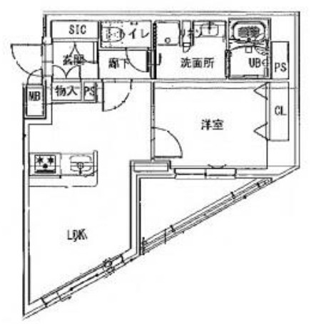クロノス高田馬場の間取り