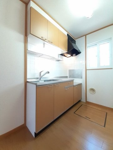 ヴィラ　プリムローズのキッチン|使いやすいキッチンです