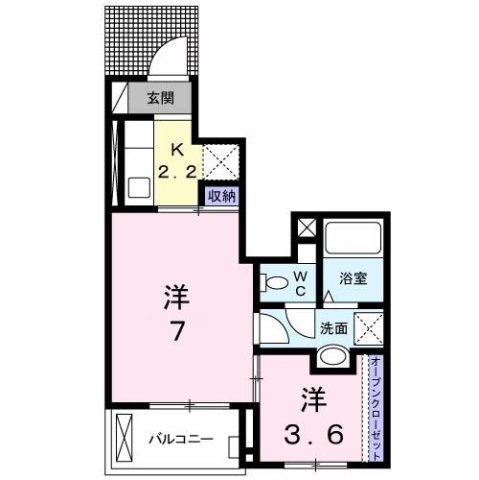 【間取り】 | マリーアンジュⅡ　Ｂ