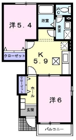 【間取り】 | ハートネス８０　Ｂ