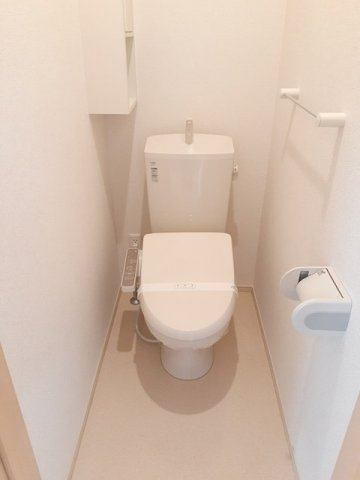 リバーサイド２のトイレ|トイレもきれいです
