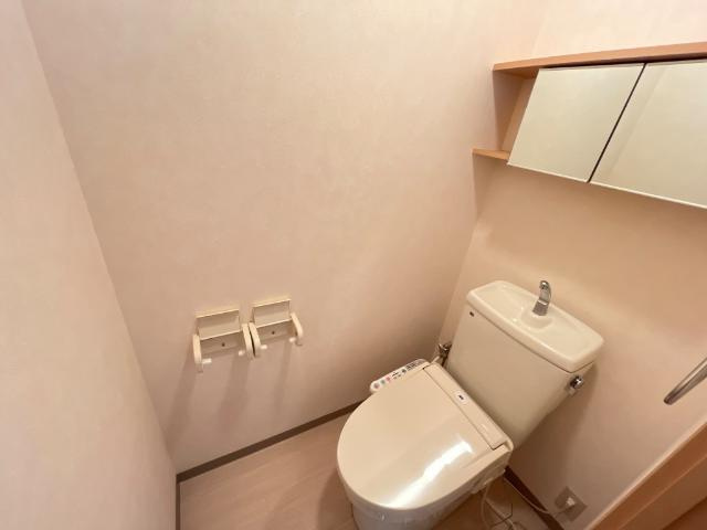 ミロワール伍番館のトイレ|シャワー付トイレ