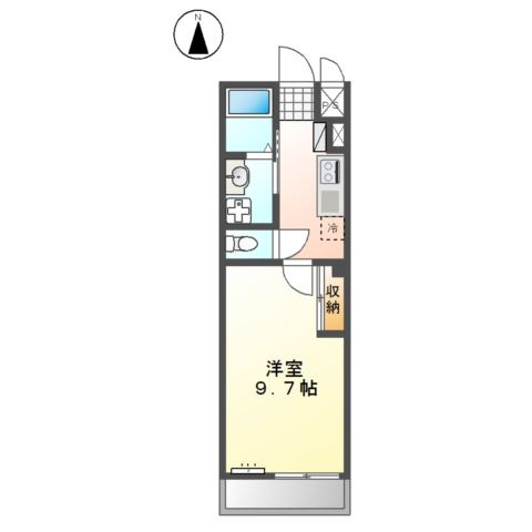ハイツ　T and Tの間取り