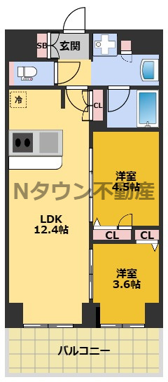 【間取り】 | プレサンス　レイズ　鶴舞公園 | 間取りです。