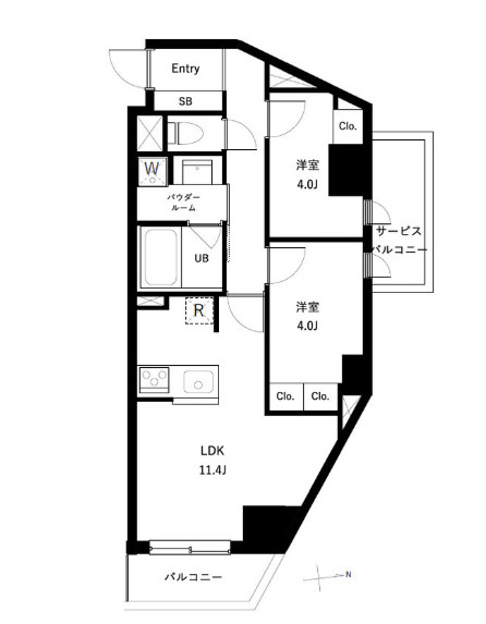 アーバンパーク高井戸の間取り