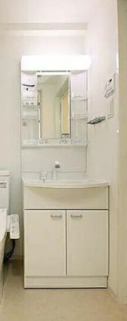 エルフォルテ東日暮里の独立洗面台