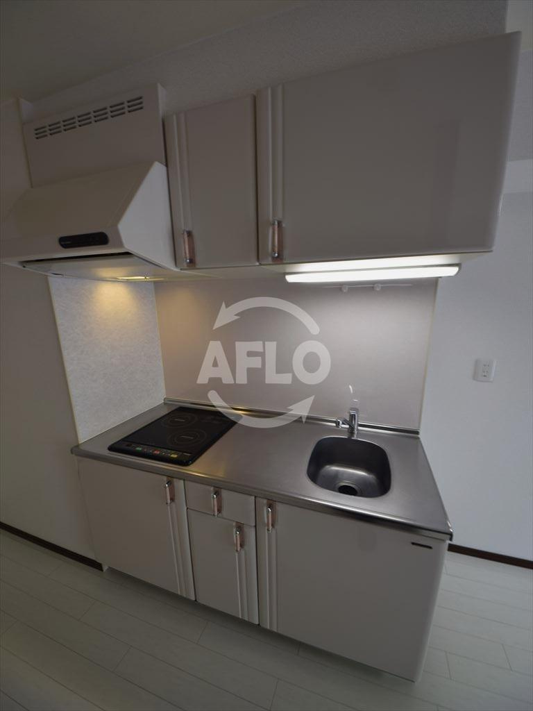 CITY SPIRE難波サウスタワーのキッチン|フェニックスタワー　IH2口キッチン