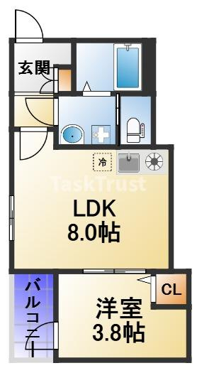 【間取り】 | 仮称）諏訪1丁目共同住宅