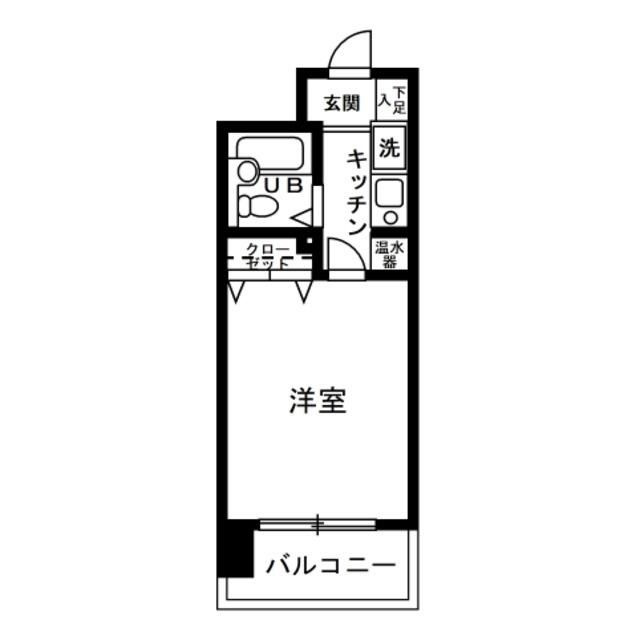 クラッセ国際コーポ池袋の間取り