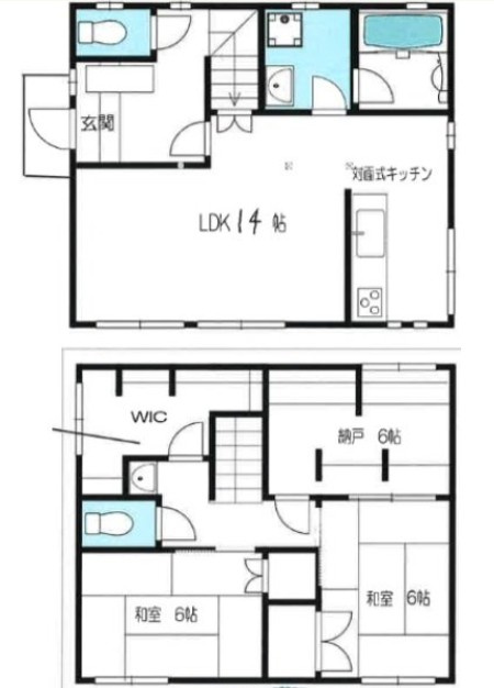 上福岡戸建の間取り