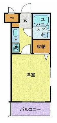 グリーンレーン桜上水 の間取り