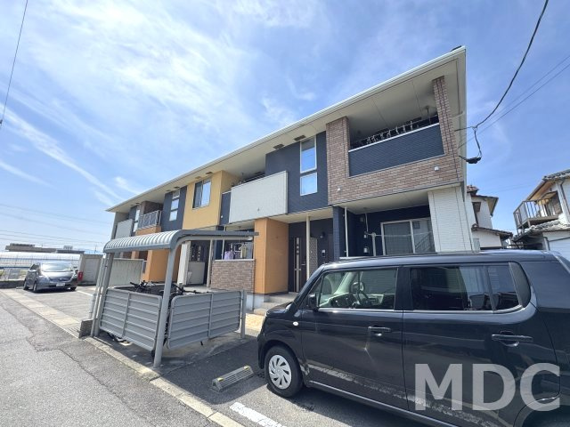 徳島市北沖洲３丁目のアパートの駐車場