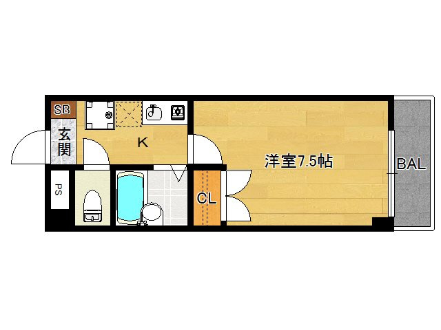 K-HOUSEの間取り