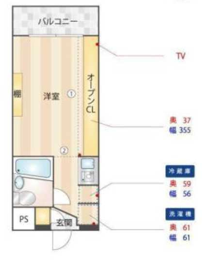 GAPARTMENT　礼金０　デザイナーズ　オートロックの間取り