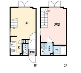 LAPIS大井町Ⅱの間取り|間取りです。