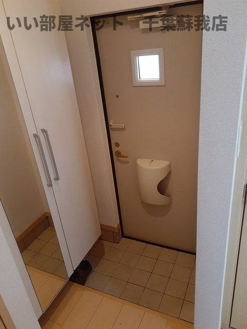 グローリーヒルズＡの玄関|毎日通る玄関はこちらです