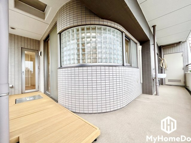 ダイアパレス瓢箪山のバルコニー