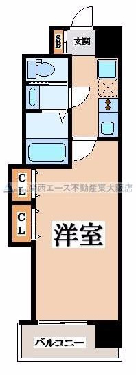 【間取り】 | ラグゼ布施北Ⅱ