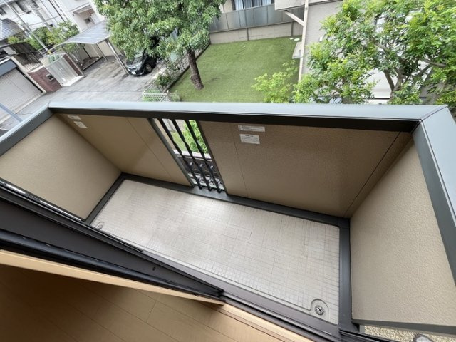 ももたろうハイツのバルコニー