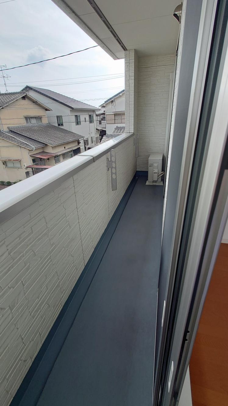 福富西３丁目　借家のバルコニー