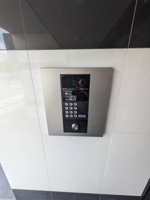 月光　岡山市役所前のセキュリティ