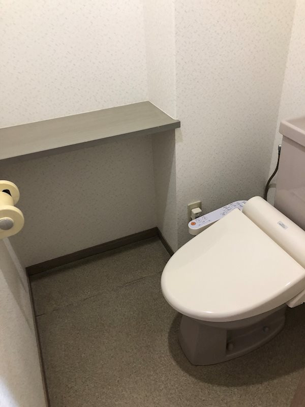 岡山市北区東古松３丁目の賃貸マンションのトイレ