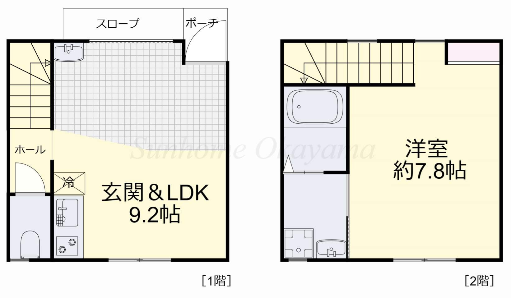 ＨＩＧＡＳＨＩＵＮＥ　ＢＡＳＥの間取り