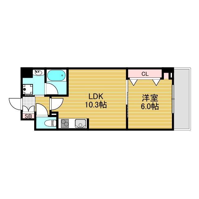 フォートレス神崎川Centerの間取り