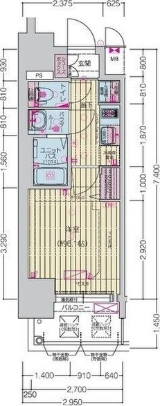 プレサンス桜山駅前アフォードの間取り